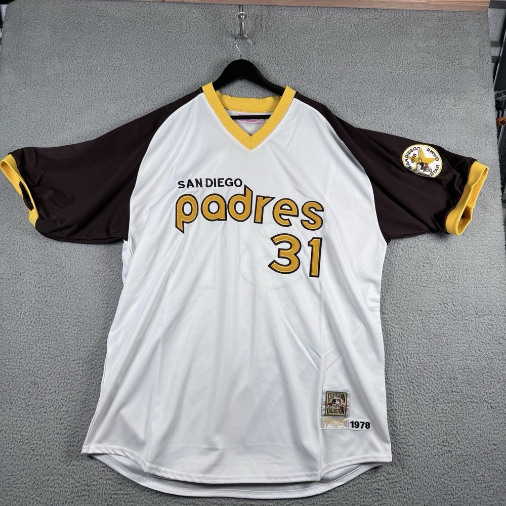Authentic Mitchell & Ness 1978 San Diego Padres Jersey #31 Size 54 USA Made